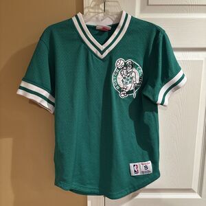Mitchell & Ness Kelly Green Boston Celtics Jersey Men’s Small (36) V-Neck